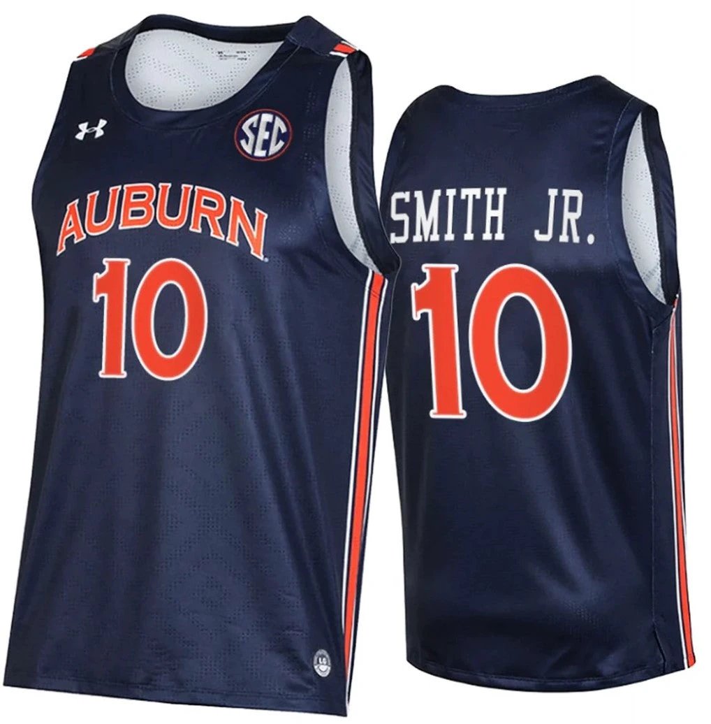 Jabari Smith Jr Jersey Auburn Tigers College Basketball #10 by My store basketball