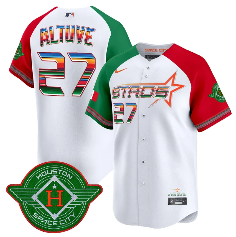 José Altuve Jersey #27 Astros 2025 City Connect Mexico Vapor Premier Limited Stitched Alternate by My Store