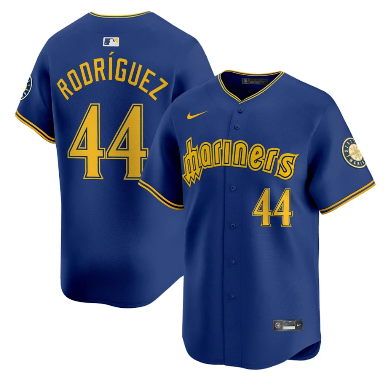 Julio Rodríguez Jersey #44 Seattle Mariners 2025 Vapor Premier Limited Stitched Blue by My Store