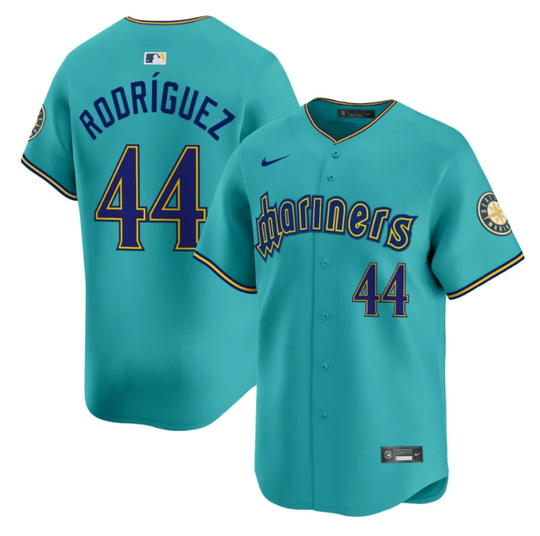Julio Rodríguez Jersey #44 Seattle Mariners 2025 Vapor Premier Limited Stitched Blue by My Store
