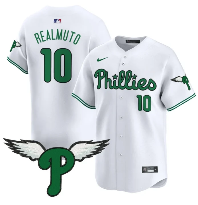 J.T.Realmuto Jersey #10 Philadelphia Phillies 2025 Vapor Premier Limited Stitched White by My Store