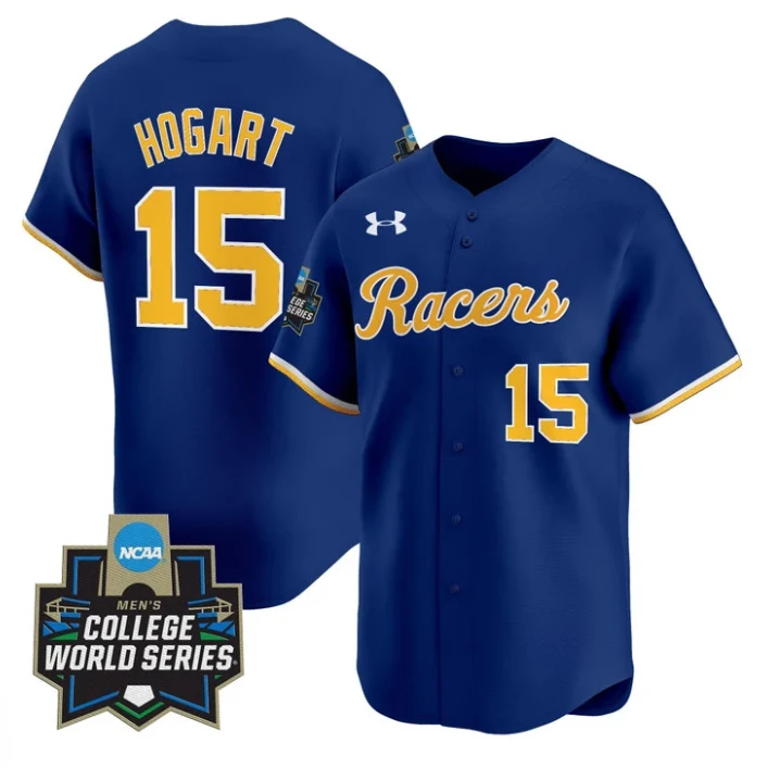 Jonathan Hogart Jersey #15 Murray State Racers 2025 World Series Stitched Navy by My Store