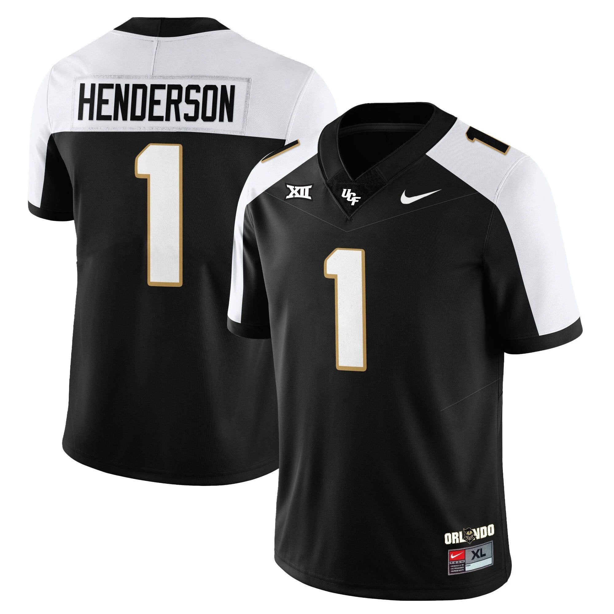 Ja'Cari Henderson Jersey #1 UCF Football 2025 Core Uniforms Stitched Alternate by NCAA Football Jersey