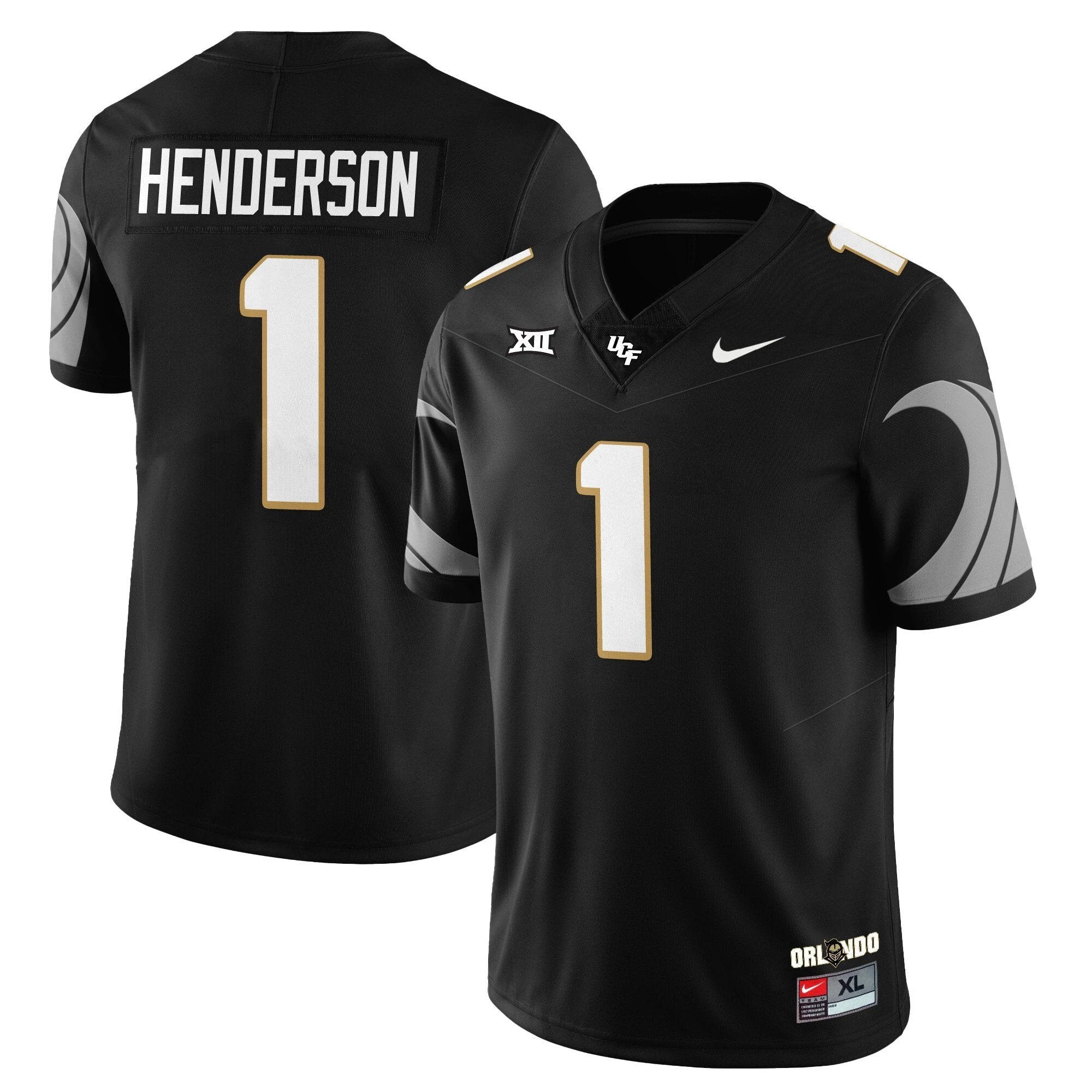 Ja'Cari Henderson Jersey #1 UCF Football 2025 Core Uniforms Stitched by My Store NCAA Football Jerseys