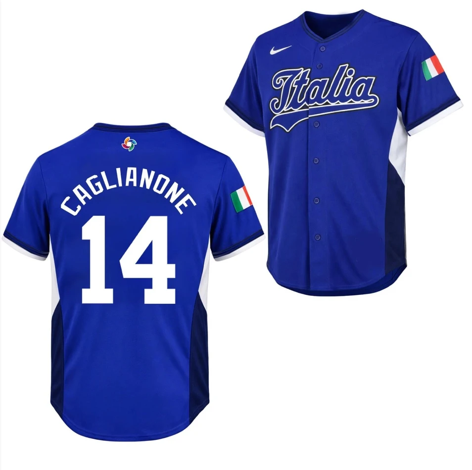 Jac Caglianone Jersey #14 Italy Baseball 2026 World Baseball Classic Stitched Royal by My Store