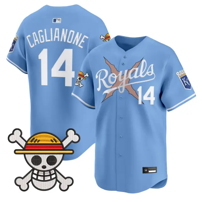 Jac Caglianone Jersey #14 Kansas City Royals One Piece Premier Stitched by My Store