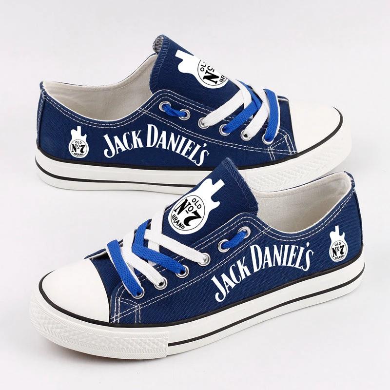 Jack Daniels Low Top Canvas Sport Sneakers Shoes For Men Women Fans by Crocs