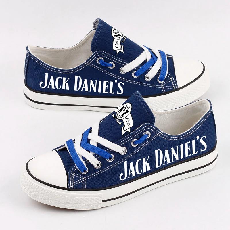 Jack Daniels Low Top Canvas Sport Sneakers Shoes For Men Women Fans by Crocs