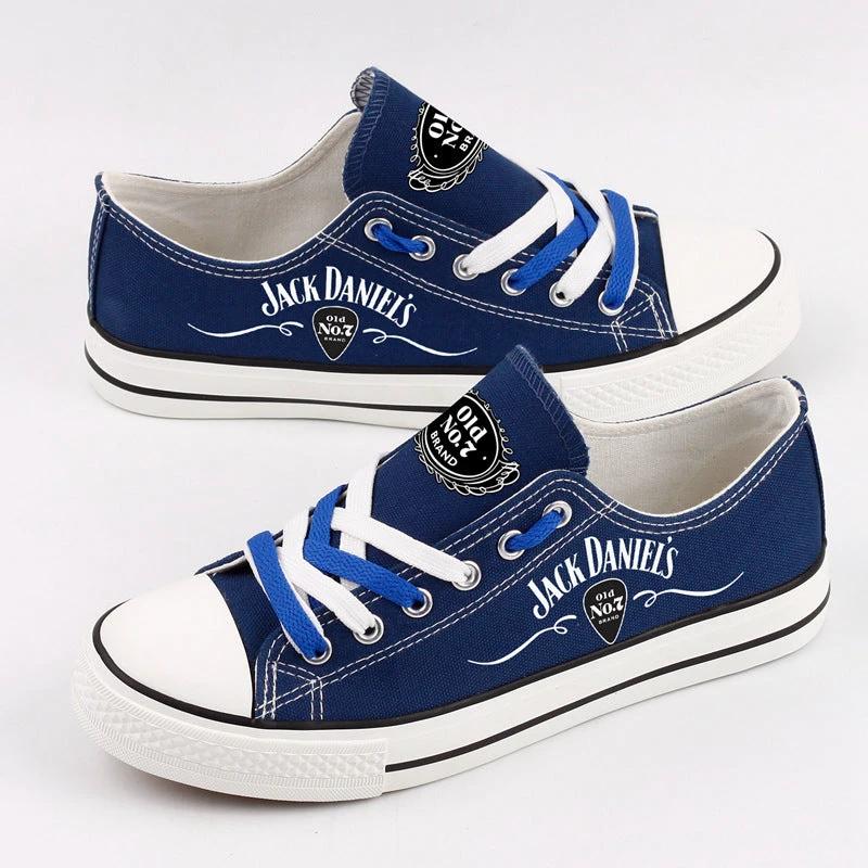 Jack Daniels Low Top Canvas Sport Sneakers Shoes For Men Women Fans by Crocs