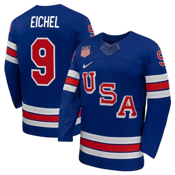 Jack Eichel Jersey #9 USA Premium 2026 All Stitched by Hockey David