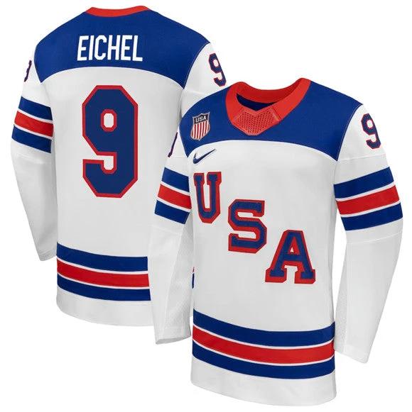 Jack Eichel Jersey #9 USA Premium 2026 All Stitched by Hockey David