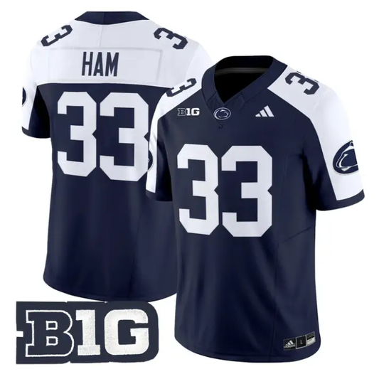 Jack Ham Jersey #33 Penn State Nittany 2026 Limited Stitched by My Store NCAA Football Jerseys