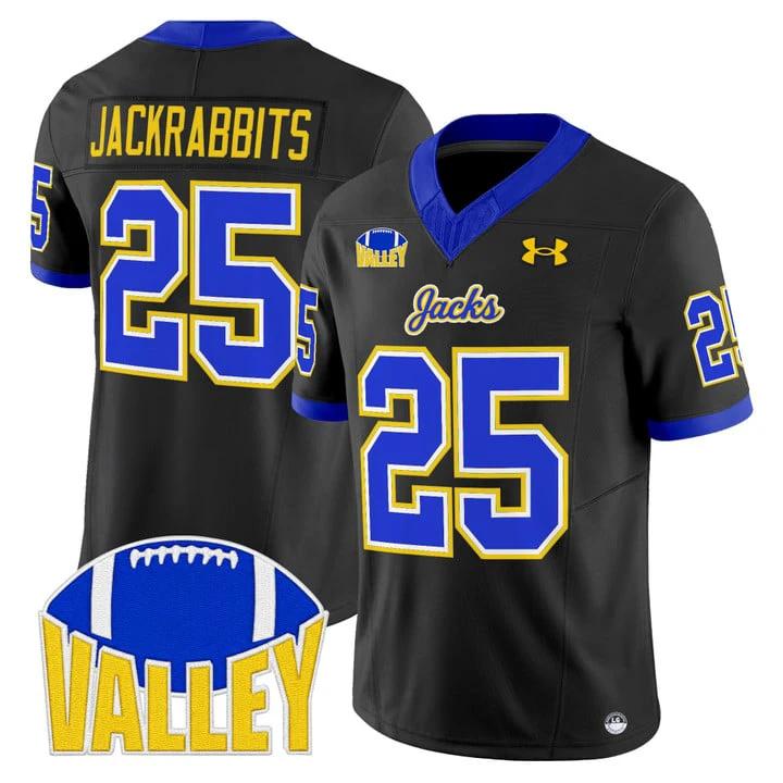 Jackrabbits Jersey #25 South Dakota State Jackrabbits 2025 Stitched by My Store NCAA Football Jerseys