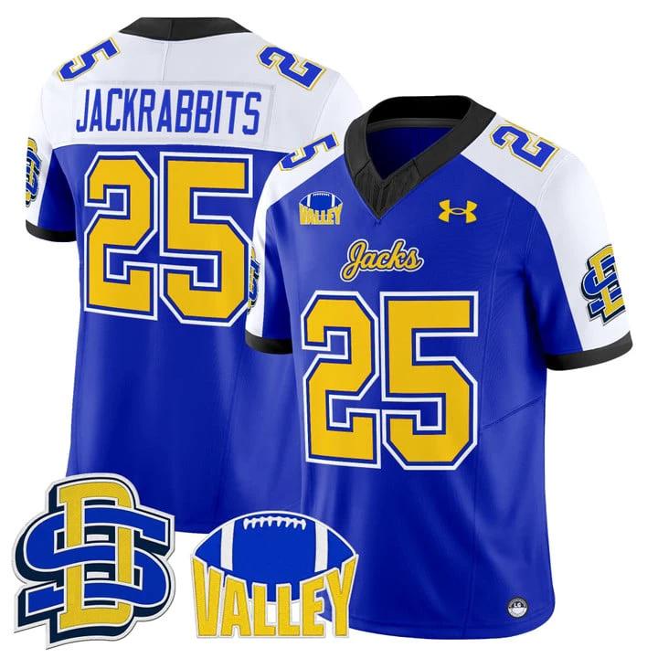 Jackrabbits Jersey #25 South Dakota State Jackrabbits 2025 Stitched by My Store NCAA Football Jerseys
