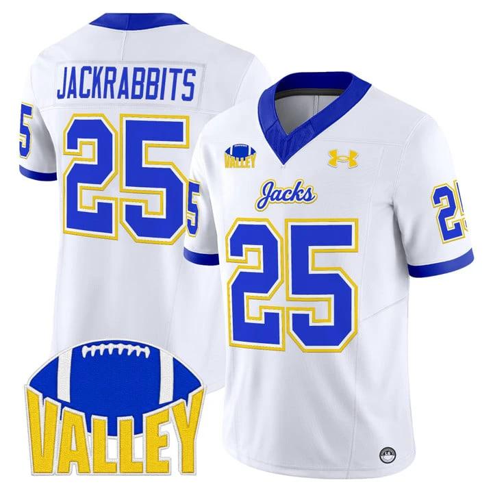 Jackrabbits Jersey #25 South Dakota State Jackrabbits 2025 Stitched by My Store NCAA Football Jerseys