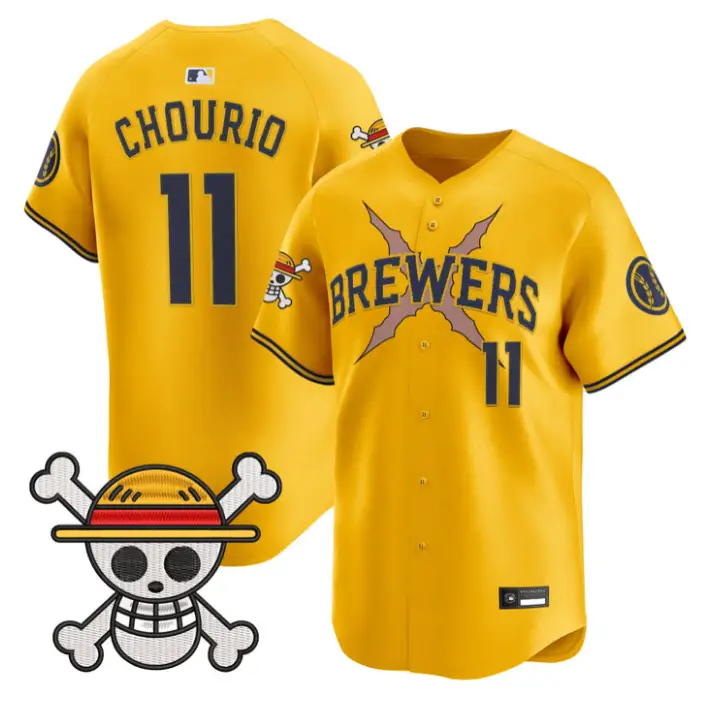 Jackson Chourio Jersey #11 Milwaukee Brewers One Piece Premier Stitched by My Store