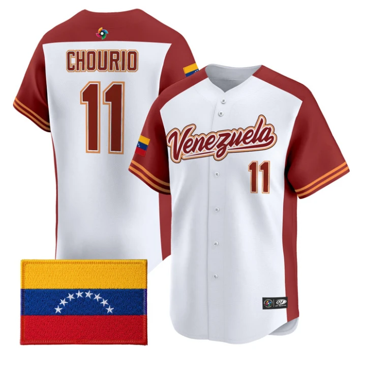 Jackson Chourio Jersey #11 Team Venezuela 2026 World Baseball Stitched by My Store