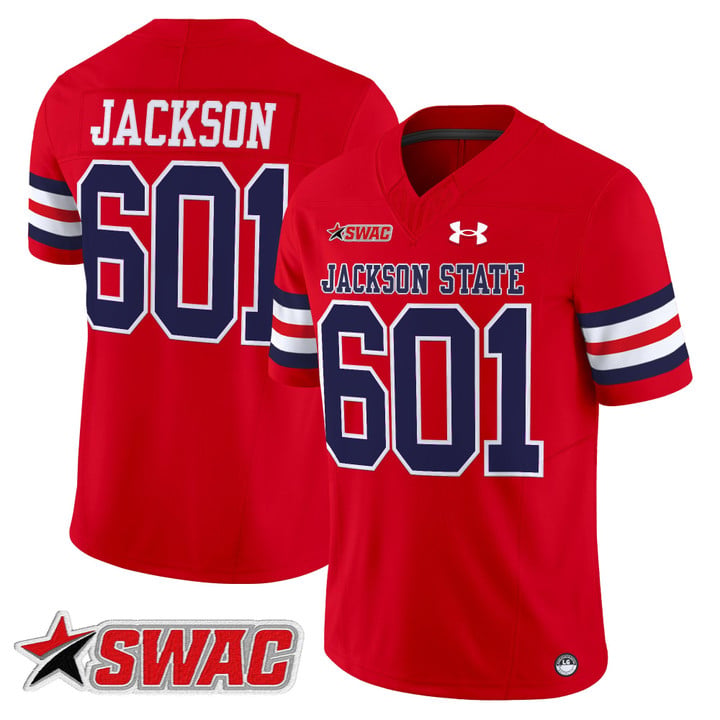 Jackson Jersey #601 Jackson State Tigers 2025 Vapor Limited Stitched by My Store NCAA Football Jerseys