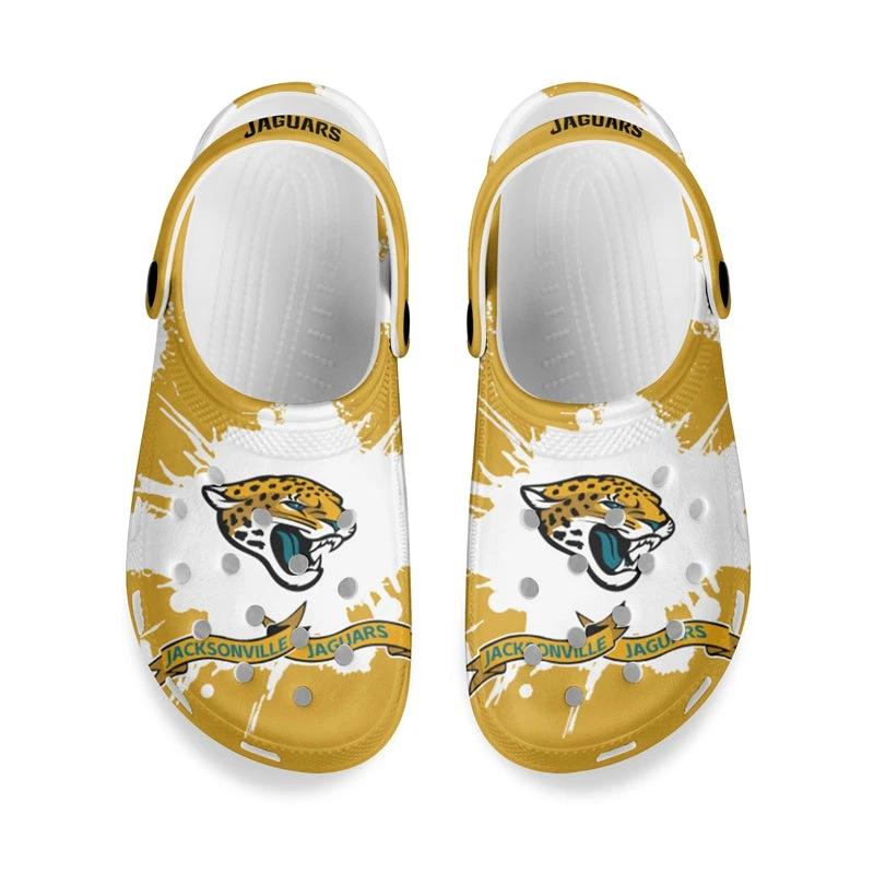 Jacksonville Jaguars Crocs Unisex Clogs Clog Shoes by Crocs