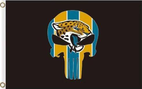 Jacksonville Jaguars Digital Flag 3X5 Ft Polyester Banner USA 90x150cm by flagsjustdoit
