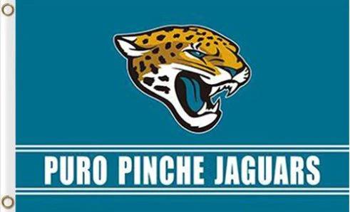 Jacksonville Jaguars Puro Pinche Flag 3X5 Ft Polyester Banner USA 90x150cm by flagsjustdoit