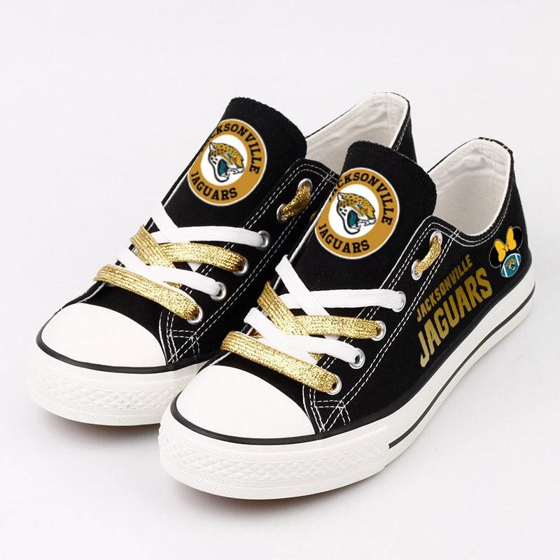 Jacksonville Jaguars Low Top Canvas Sport Sneakers Shoes For Men Women Fans by Crocs