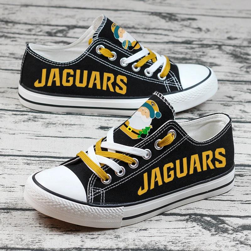 Jacksonville Jaguars Low Top Canvas Sport Sneakers Shoes For Men Women Fans by Crocs
