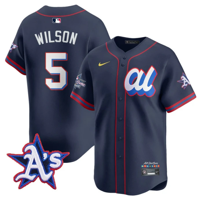 Jacob Wilson Jersey #5 American League 2025 MLB All-Star Limited Stitched by My Store