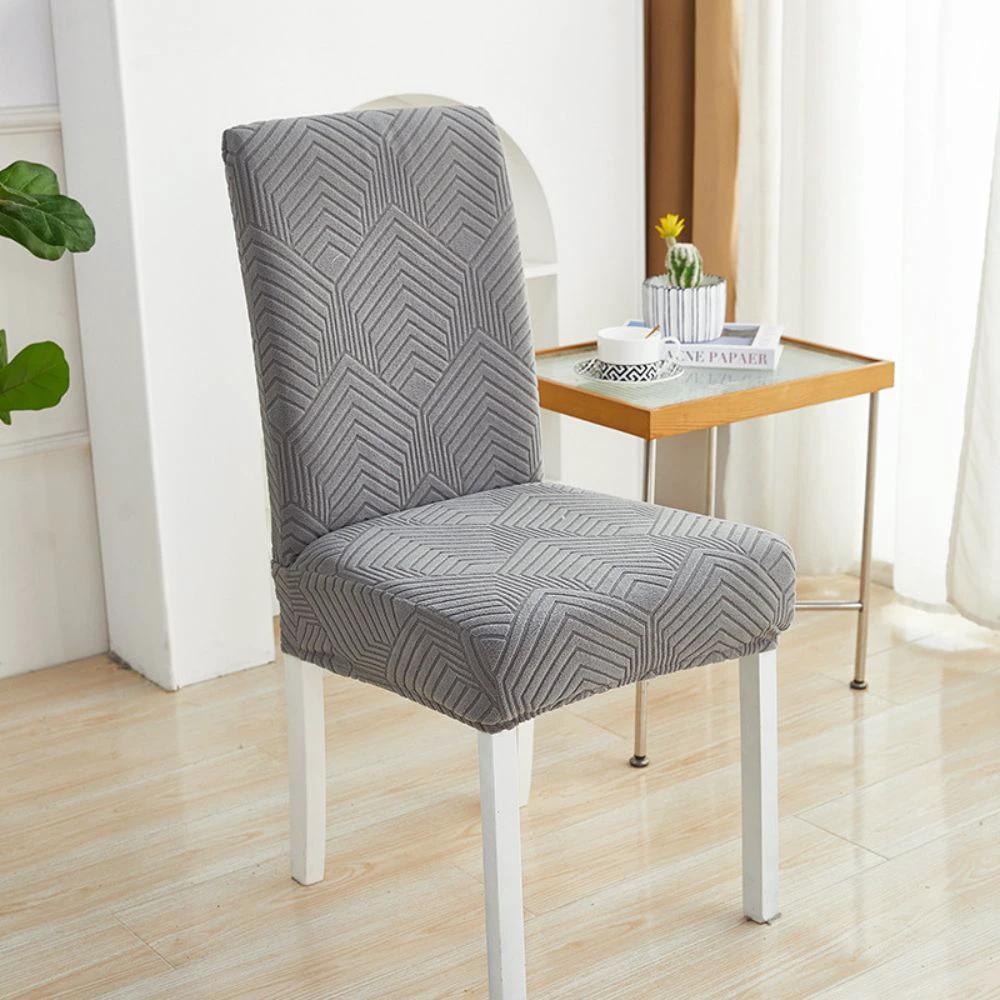 Jacquessa Elastic Jacquard Chair Cover by Casa & Beyond
