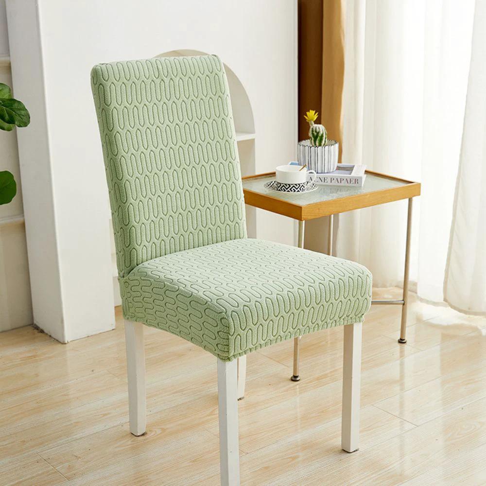 Jacquessa Elastic Jacquard Chair Cover by Casa & Beyond