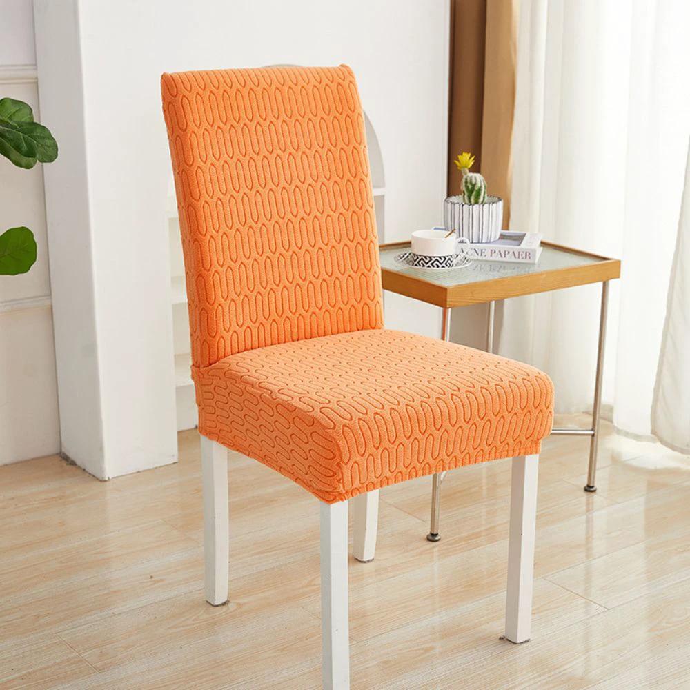 Jacquessa Elastic Jacquard Chair Cover by Casa & Beyond