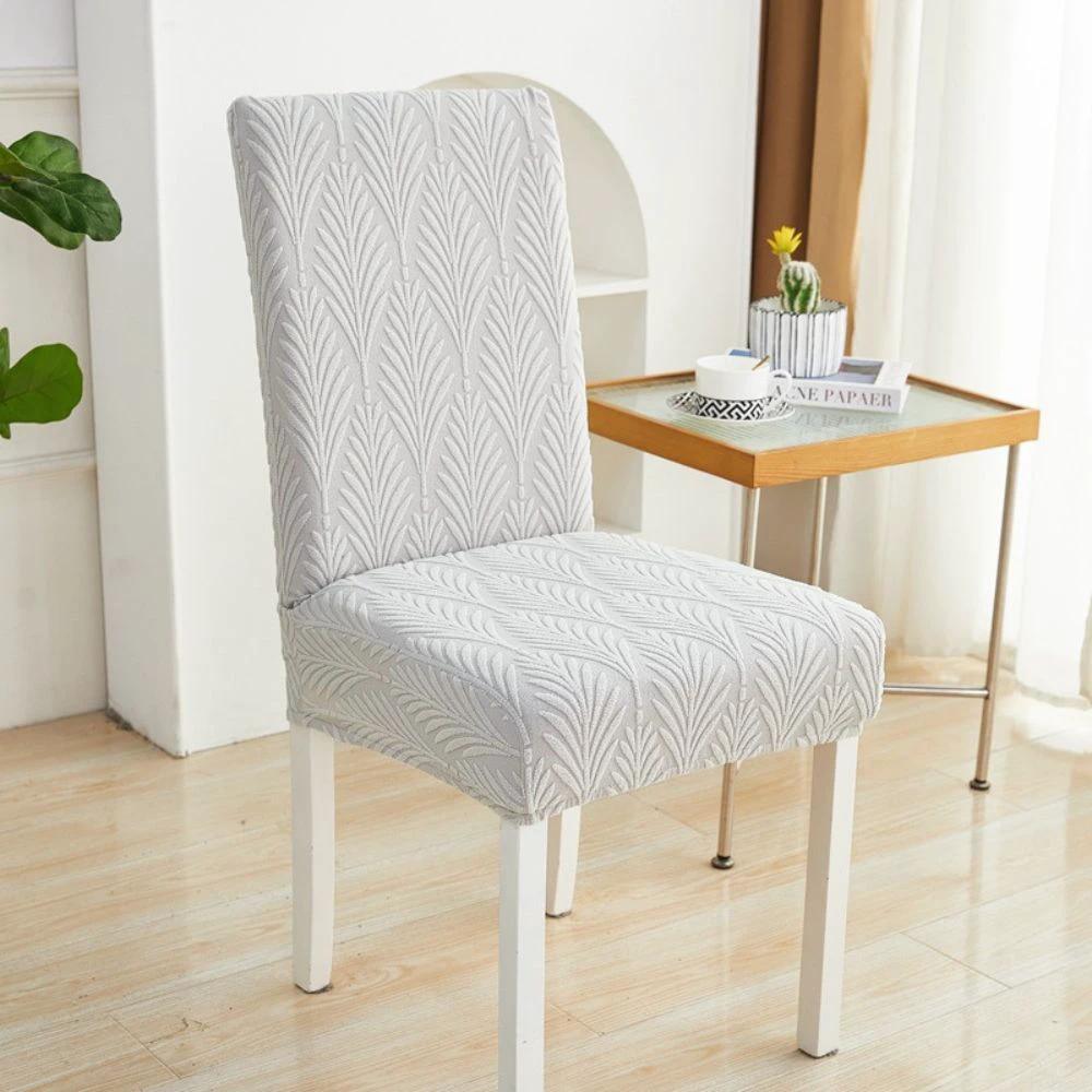 Jacquessa Elastic Jacquard Chair Cover by Casa & Beyond