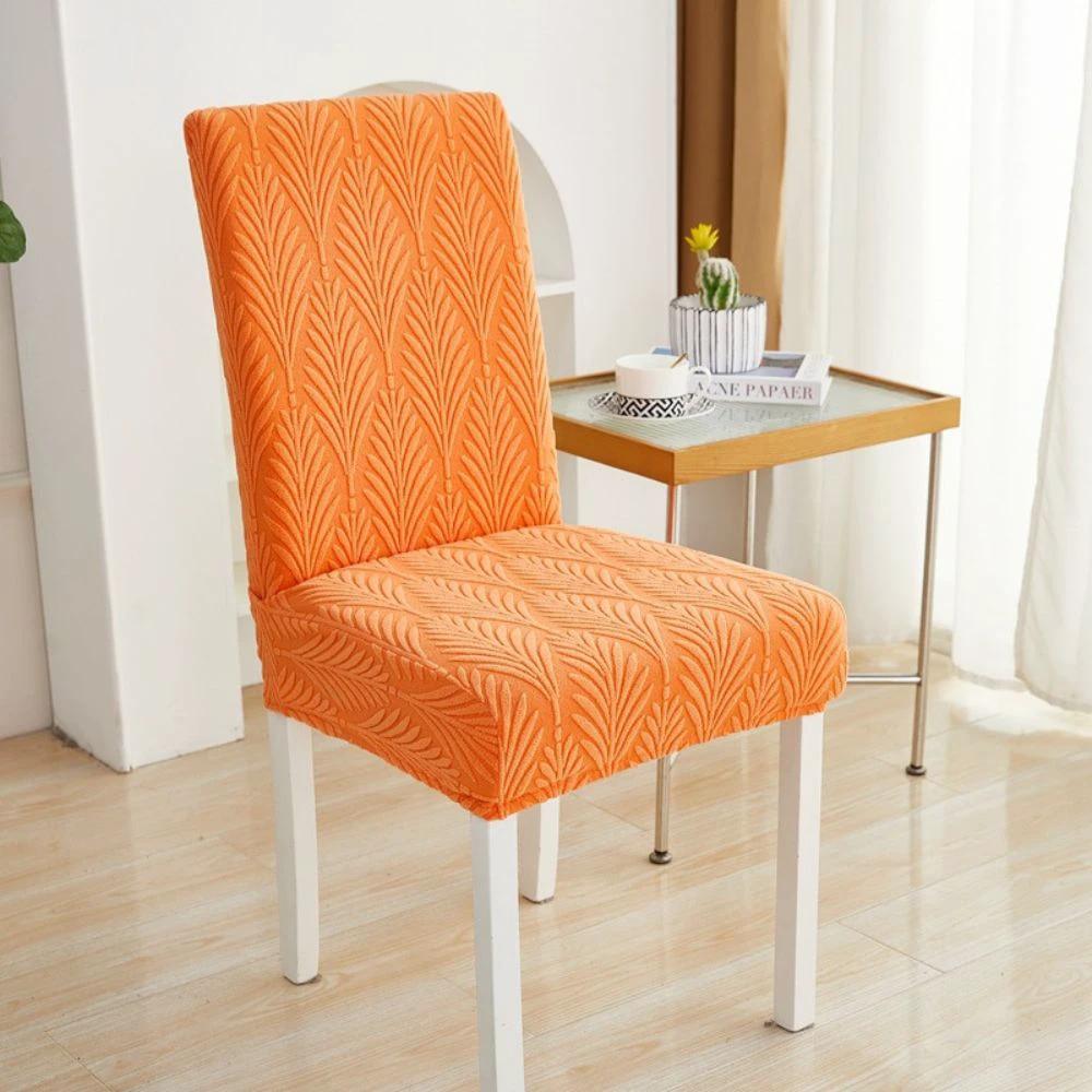 Jacquessa Elastic Jacquard Chair Cover by Casa & Beyond