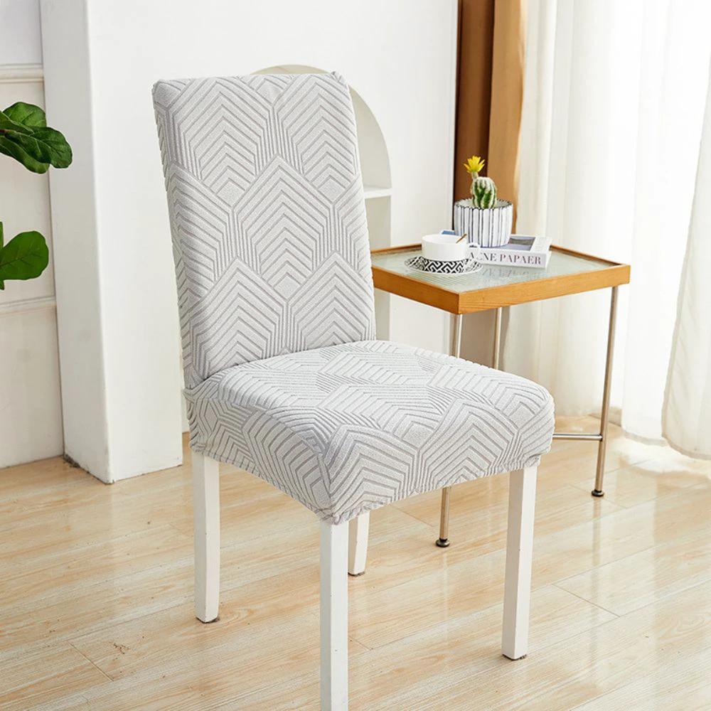 Jacquessa Elastic Jacquard Chair Cover by Casa & Beyond