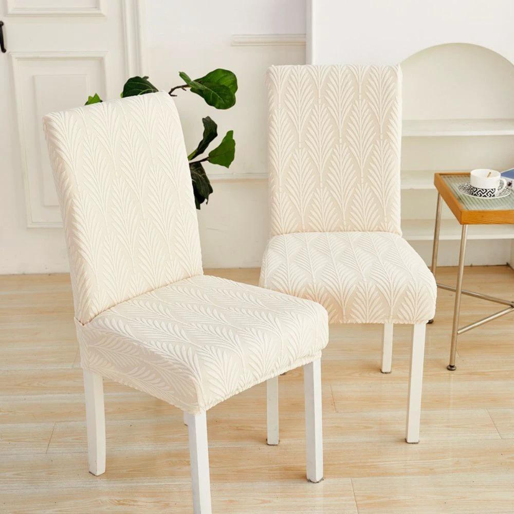 Jacquessa Elastic Jacquard Chair Cover by Casa & Beyond
