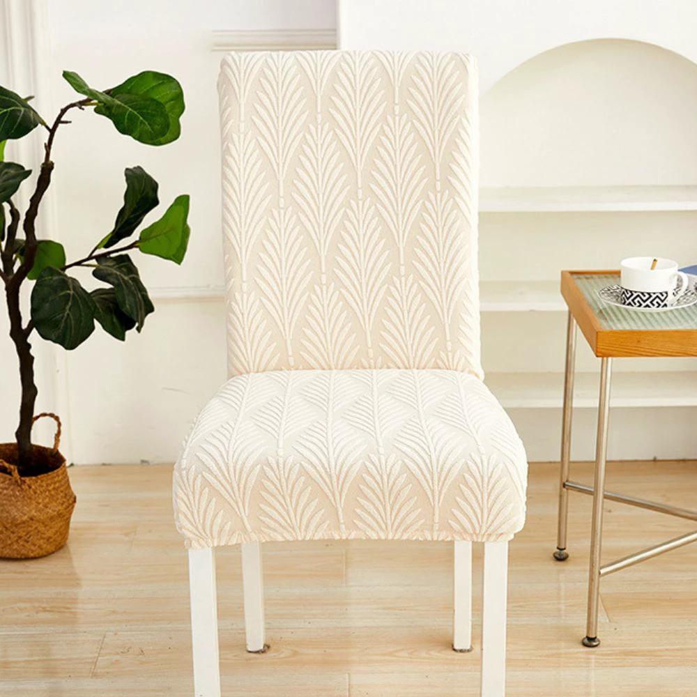 Jacquessa Elastic Jacquard Chair Cover by Casa & Beyond