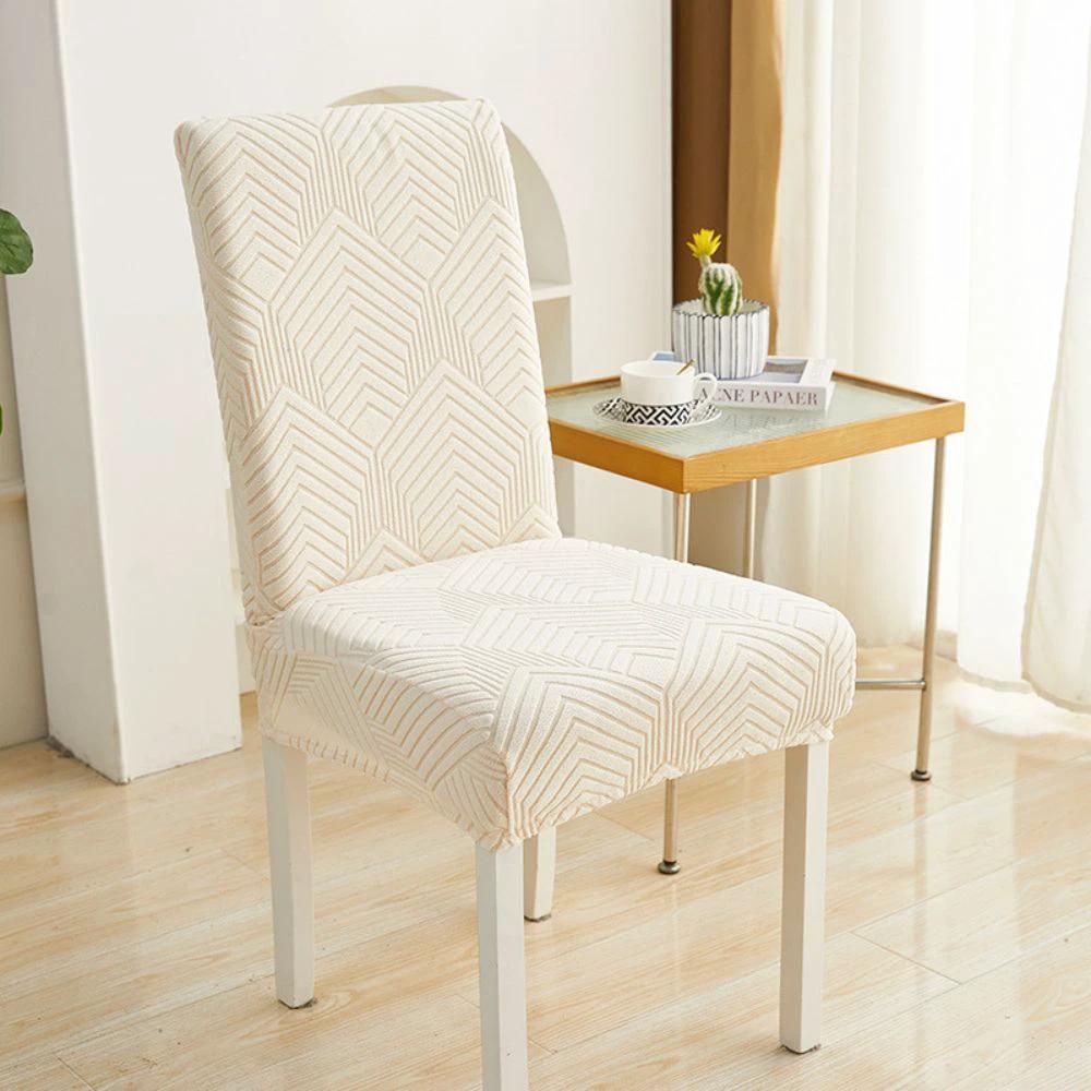 Jacquessa Elastic Jacquard Chair Cover by Casa & Beyond