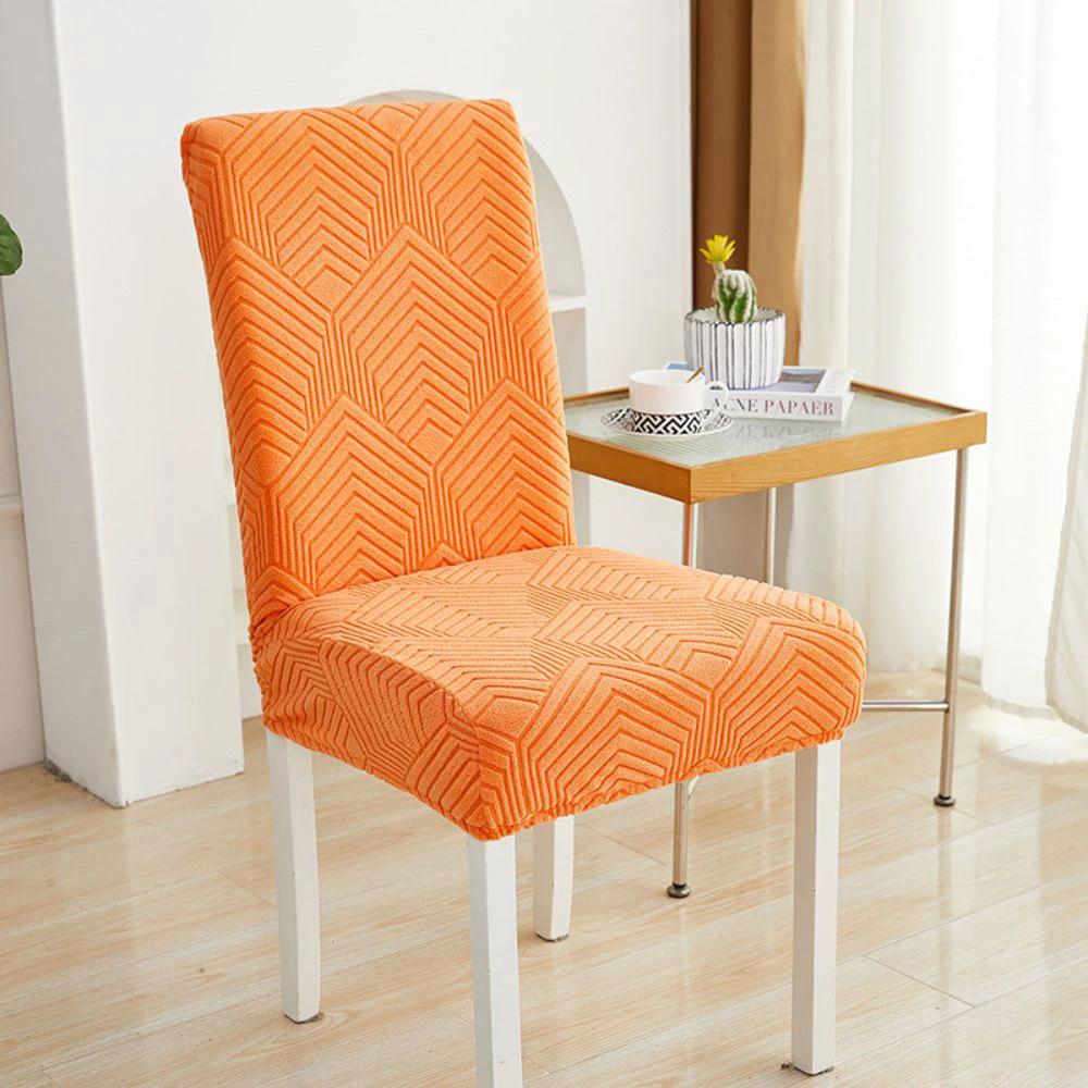 Jacquessa Elastic Jacquard Chair Cover by Casa & Beyond