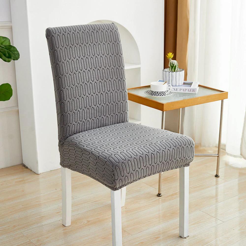 Jacquessa Elastic Jacquard Chair Cover by Casa & Beyond