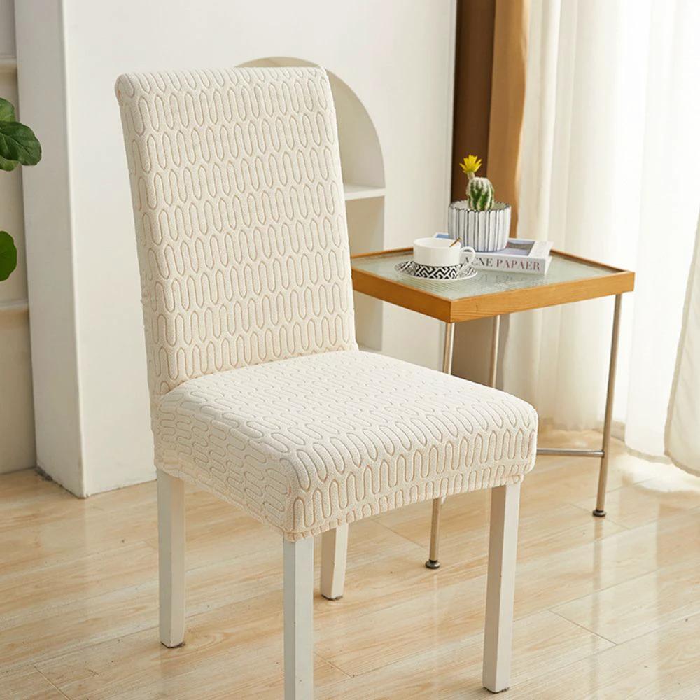 Jacquessa Elastic Jacquard Chair Cover by Casa & Beyond