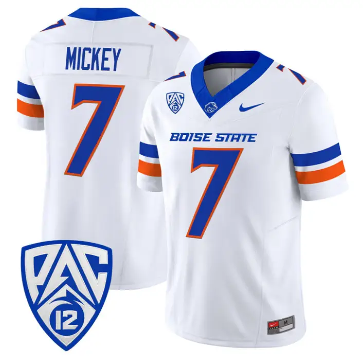 Jaden Mickey Jersey #7 Boise State Broncos 2026 Vapor Limited Stitched by My Store NCAA Football Jerseys