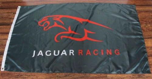 Jaguar Racing Flag 3X5 Ft Polyester Banner USA 90x150cm by flagsjustdoit