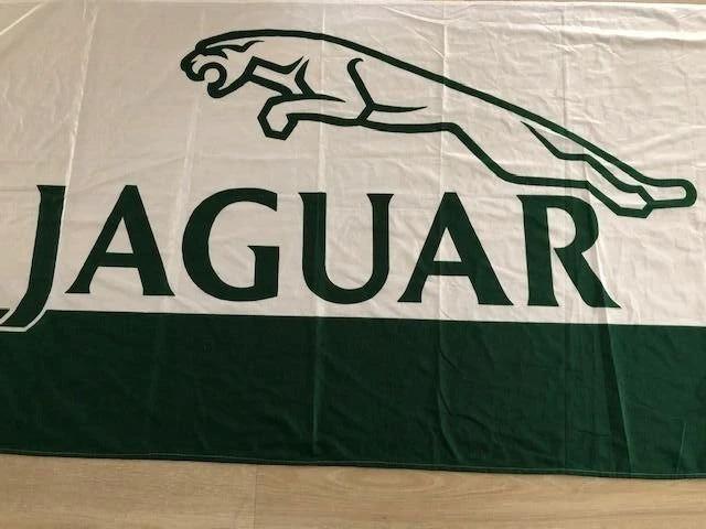 Jaguar Racing Sport Blue White Flag 3X5 Ft Polyester Banner USA 90x150cm by flagsjustdoit