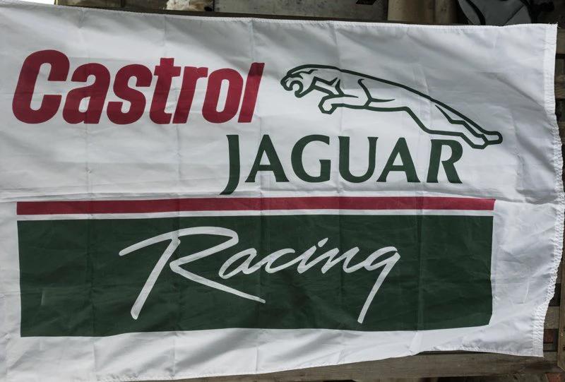 Jaguar Racing Sport Castrol Flag 3X5 Ft Polyester Banner USA 90x150cm by flagsjustdoit