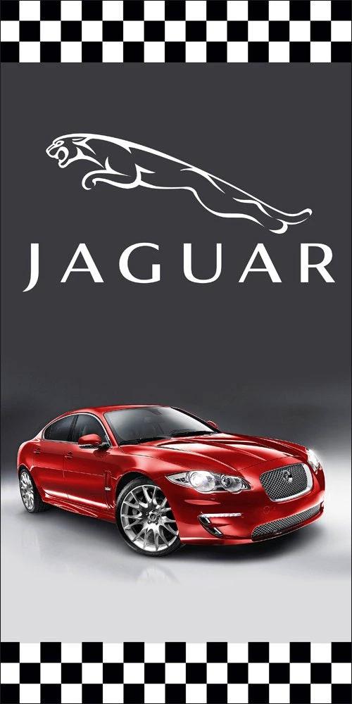 Jaguar Vertical Flag 3X5 Ft Polyester Banner USA 90x150cm by flagsjustdoit
