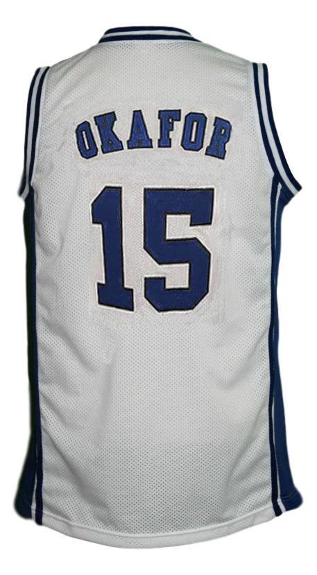 Jahlil Okafor Jersey #15 Duke College Basketball White (Copy) by My store basketball