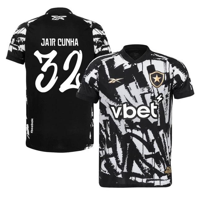 Jair Cunha #32 Botafogo 2025-26 Fourth Jersey – Black by Soccer Jersey