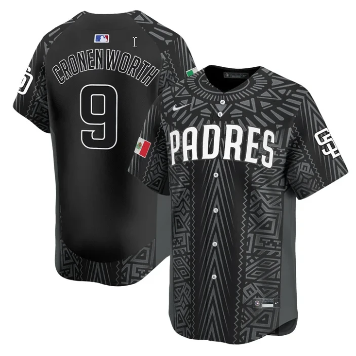 Jake Cronenworth Jersey #9 San Diego Padres 2025 Mexican Heritage Vapor Limited Stitched by My Store