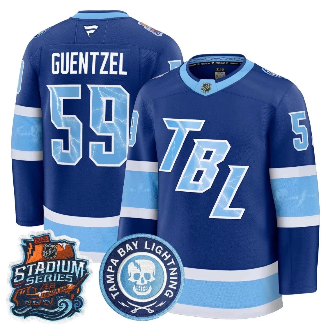 Jake Guentzel Jersey #59 Tampa Bay Lightning 2026 Stadium Series Stitched by Hockey David