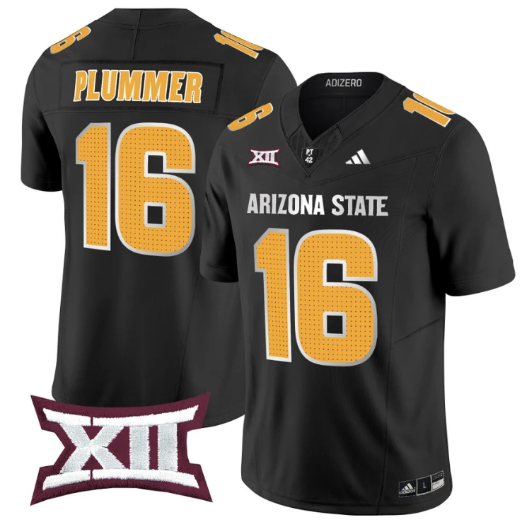 Jake Plummer Jersey #16 Arizona State Sun Devils 2024 Vapor Limited Black by My Store